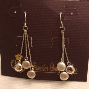 Premier designs silver earrings